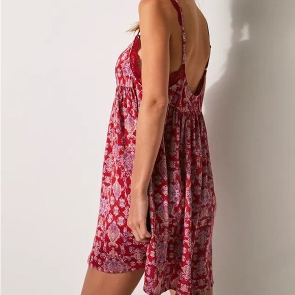 NWT Free People Misty Morning Trapeze Slip Dress - Picture 2 of 6